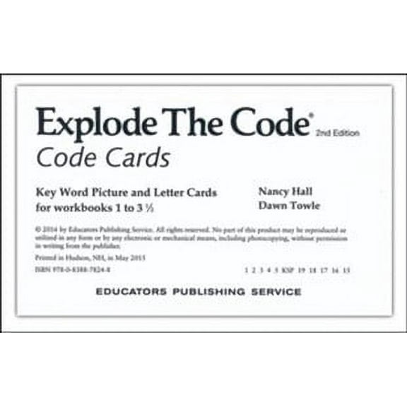 Code Cards, Set Of 54 (2Nd Edition; Homeschool Edition)