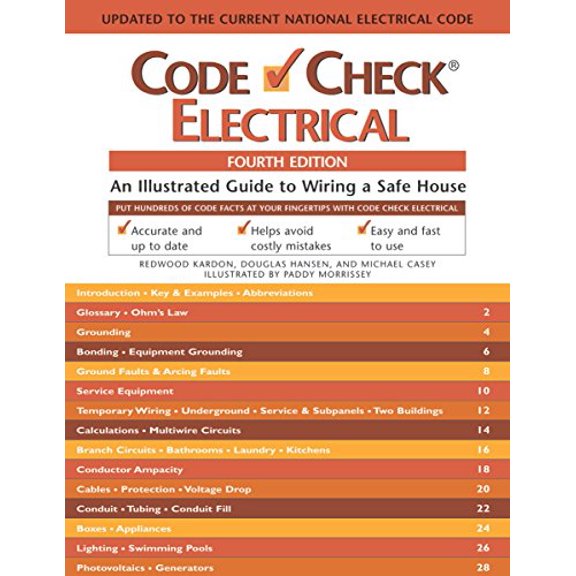 Pre-Owned Code Check Electrical: An Illustrated Guide to Wiring a Safe House (Spiral-bound) 1561587389 9781561587384