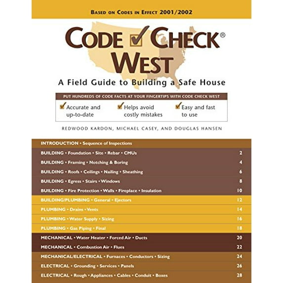 Pre-Owned Code Check West (Code Check Series) Paperback
