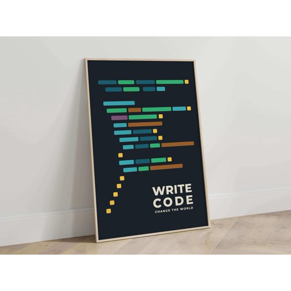 Code Definition Art Print Programmer Wall Art Coding Developer Gift Tech Office Decor Software Engineer Decor, Unframed Poster