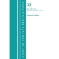 thumbnail image 1 of Code of Federal Regulations, Title 32 Na Code of Federal Regulations, Title 32 National Defense 400-629, Revised as of July 1, 2021, (Paperback), 1 of 1