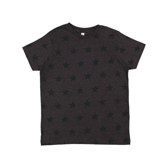 Code Five B04538504 Youth Star Print T-Shirt, Smoke Star - Medium