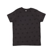 Code Five B04538504 Youth Star Print T-Shirt, Smoke Star - Medium