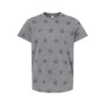 thumbnail image 1 of Code Five B04538585 Youth Star Print T-Shirt, Granite Heather Star - Large, 1 of 2