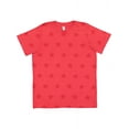 thumbnail image 1 of Code Five B04538703 Youth Star Print T-Shirt, Red Star - Small, 1 of 2