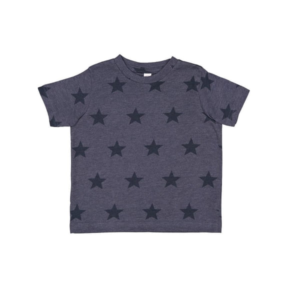 Code Five B04638652 Toddler Star Print T-Shirt, Denim Star - 5 to 6 Months