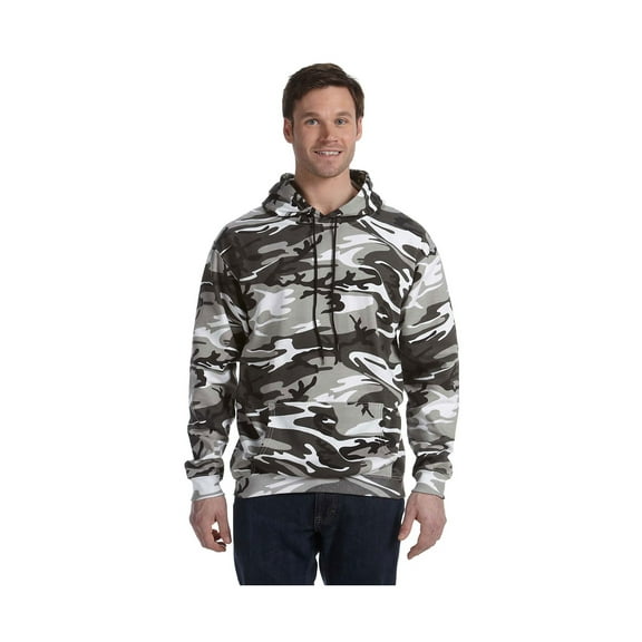 Code Five - Camo Pullover Fleece Hoodie - 3969