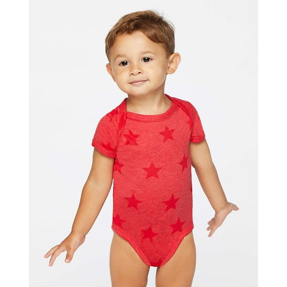 Code Five Infant Star Print Bodysuit