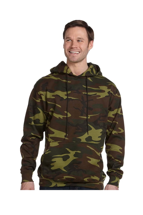 - Camo Pullover Fleece Hoodie - 3969