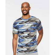 Code Five Men's Camo T-Shirt - BLUE WOODLAND - S