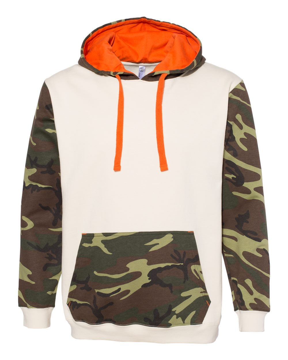 Code Five Men's Fashion Camo Hooded Sweatshirt XL NTRL/ GRN WD/ OR ...