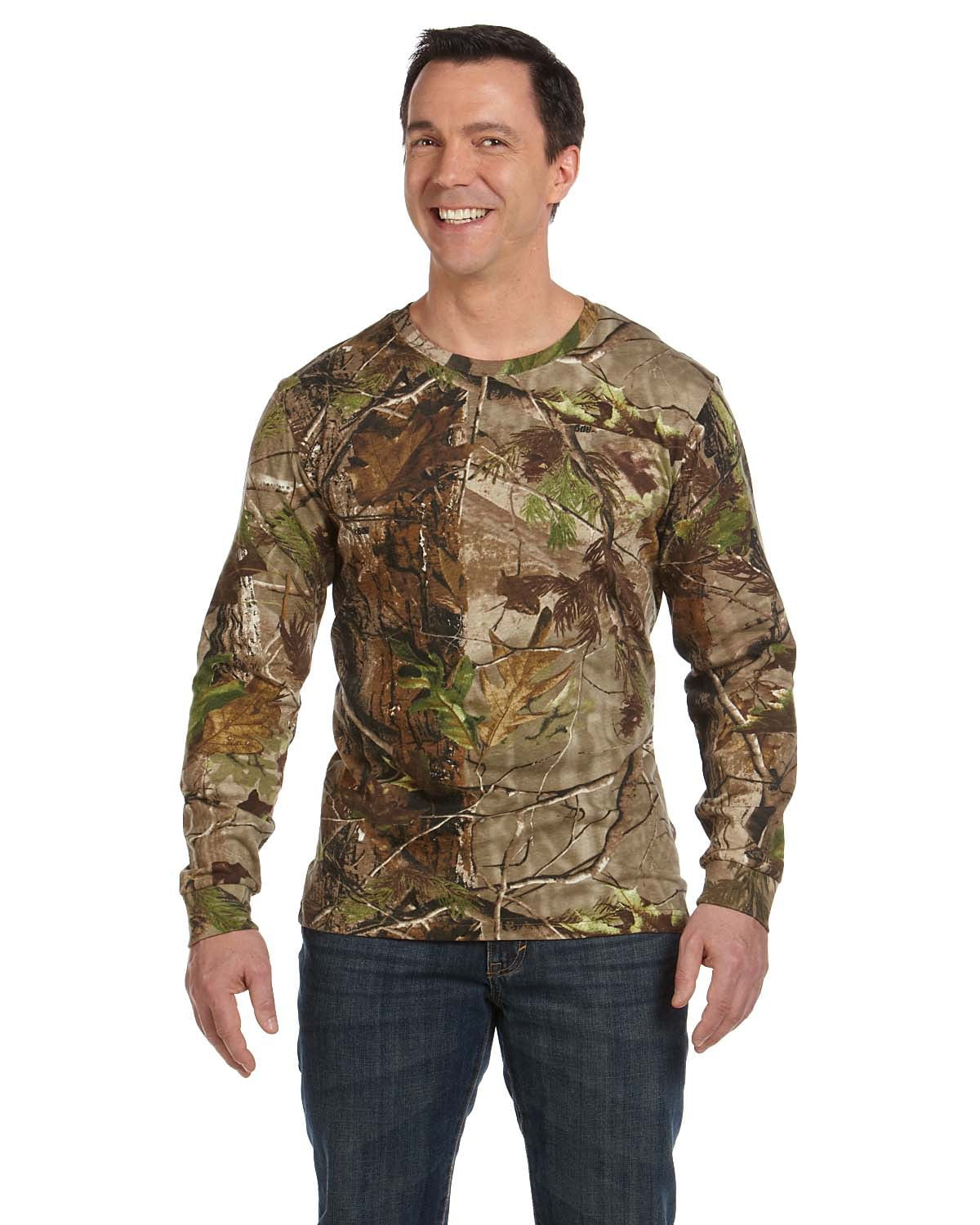 Code Five Men's Realtree Long-Sleeve Camo T-Shirt - 3981 - Walmart.com