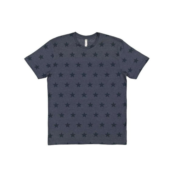 Code Five - Star Print Tee - 3929 - Denim Star - Size: 2XL