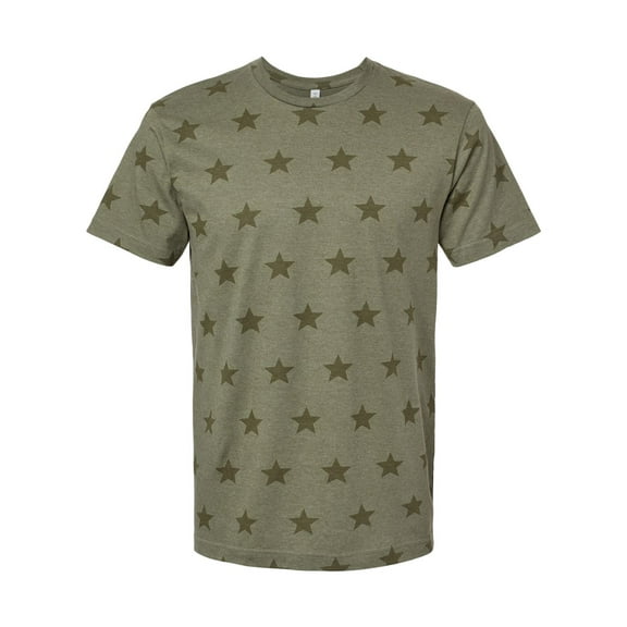 Code Five Star Print Tee