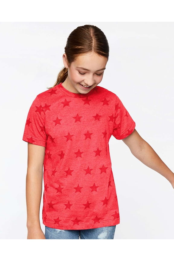Youth Star Print Tee