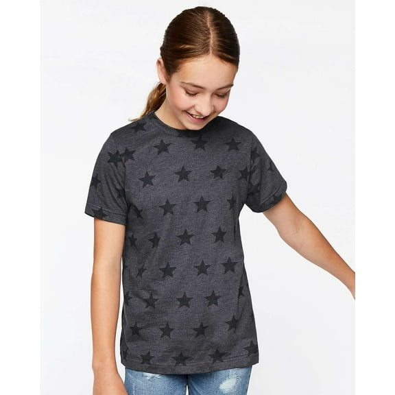 Code Five Youth Star Print Tee