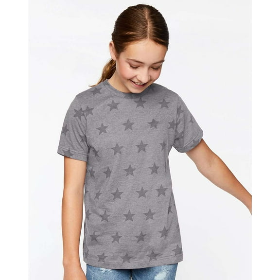 Code Five Youth Star Print Tee