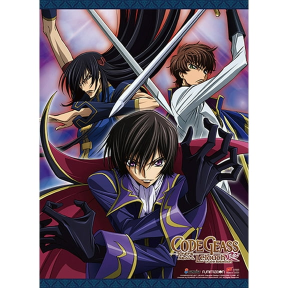 Code Geass R2- Lelouch & Suzaku & Lee Wall Scroll