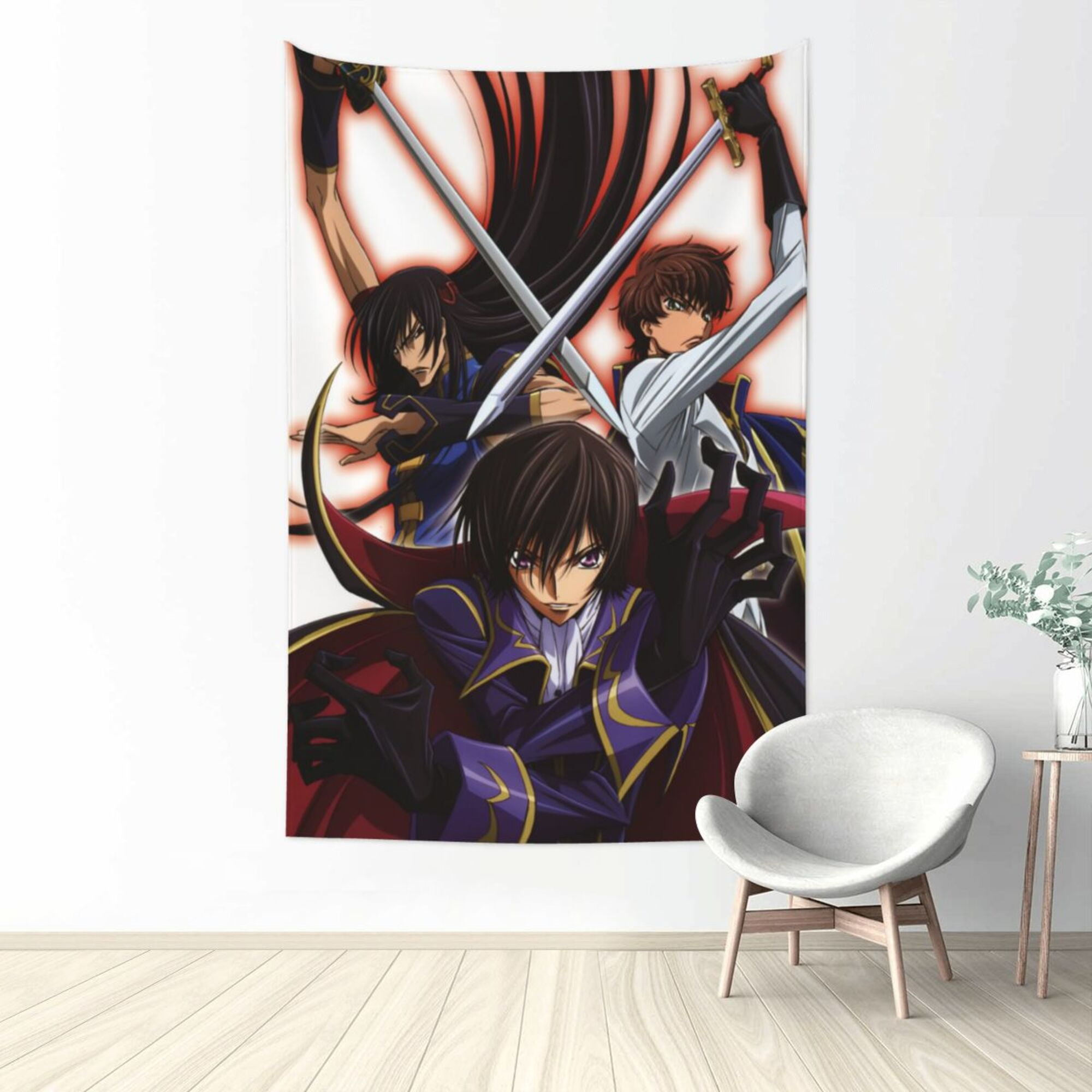 Code Geass Tapestry Poster Printing Wall Hanging Tapestries Wall Art ...
