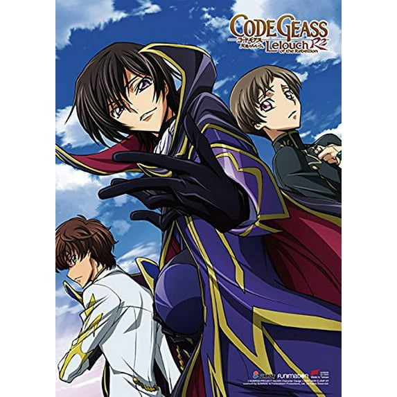 Code Geass Wall Scroll, Poster, One Size, Multicolor