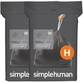 thumbnail image 1 of Code H 40 Count, Genuine Odorsorb Custom Fit Liners, Drawstring Odor Absorbing Trash Bags in Dispenser Packs, 30-35 Liter / 8-9 Gallon, 1 of 4
