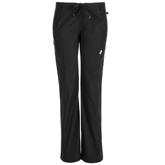 Code Happy Low-Rise Drawstring Antimicrobial + Fluid Barrier Cargo Scrub Bottoms