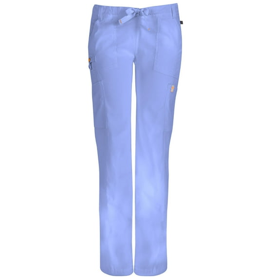 Code Happy Low-Rise Drawstring Antimicrobial + Fluid Barrier Cargo Scrub Bottoms