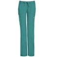 thumbnail image 1 of Code Happy Low-Rise Drawstring Antimicrobial + Fluid Barrier Cargo Scrub Bottoms, 1 of 5