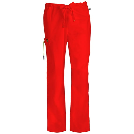 Code Happy Men's Drawstring Antimicrobial Cargo Scrub Bottoms