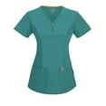 thumbnail image 1 of Code Happy V-Neck Antimicrobial Scrub Top, 1 of 5