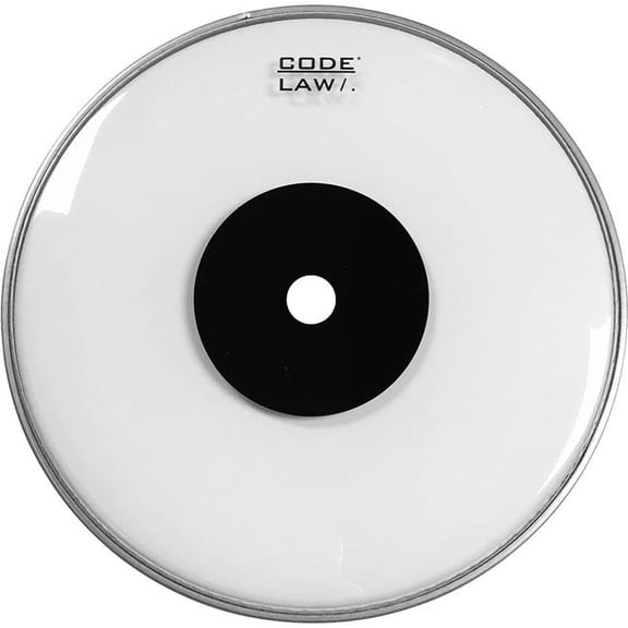 Code Law Series Clear 13" Drumhead w/Donut