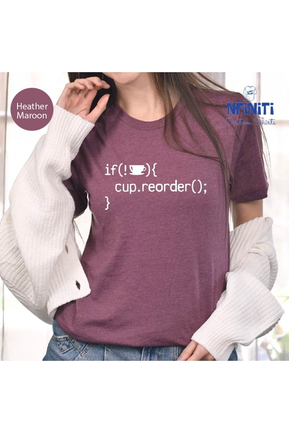 Code Lover Coffee Shirt: Programmer Tee All Size S-5Xl