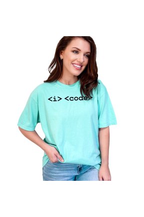 Code Lover, Programmer, IT Professional, Computer Scientist, Chalky Mint Comfort Colors T-Shirt, XL
