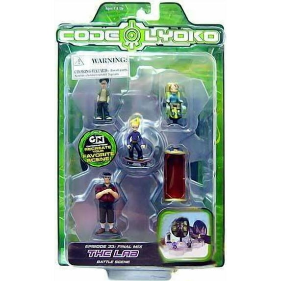 Code Lyoko The Lab: Battle Scene PVC Figure Set