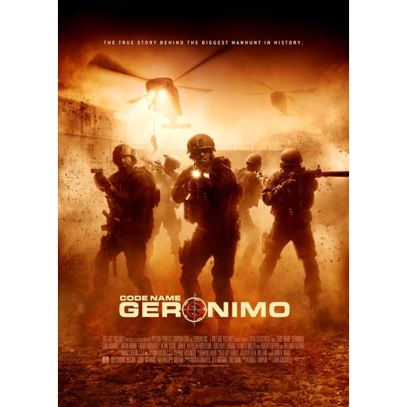 Code Name Geronimo Movie Poster Metal Sign 8inx 12in Print on Metal 8x12 Square Adults Best Posters