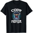 Code Ninja Programmer Coder Computer Programming Coding T-Shirt ...