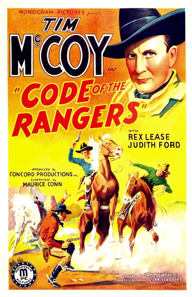 Code Of The Rangers Canvas Art - (24 x 36)
