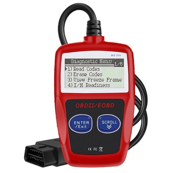 Code Reader YM519 MS309 OBD2 Code Reader Fault Code Scanner Multi-language Car Diagnostic Tools Engine System Battery Tester