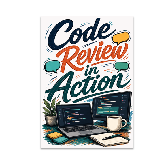Code Review in Action Wall Art - Software Developer - 13x19 Poster Print