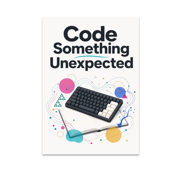 Code Something Unexpected Creative Coding - Science Enthusiast - 13x19 Poster Print