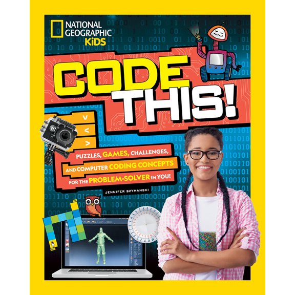 Pre-Owned Code This!: Puzzles, Games, Challenges, and Computer Coding Concepts for the Problem Solver in You (Paperback) 1426334435 9781426334436