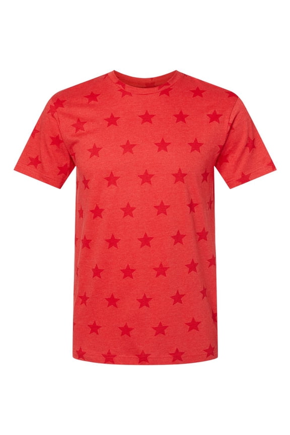 Code V 3929 Mens' Five Star T-Shirt (2 PACK)