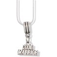 thumbnail image 1 of Code Warrior Programming Coding Charm Snake Chain Necklace, 1 of 4