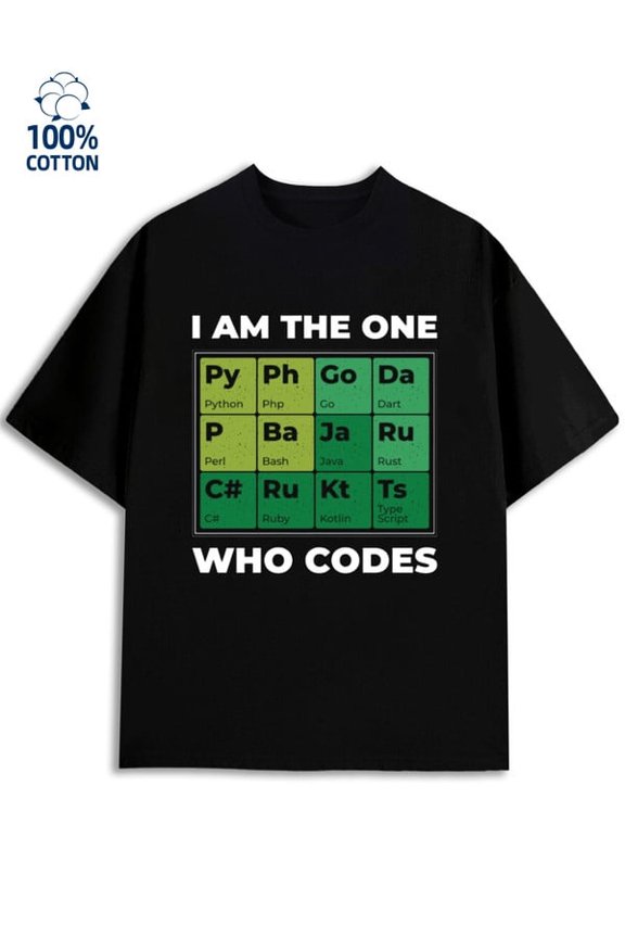 Code Warrior mens Chemistry 180G 100% Cotton black funny explore Fashion Unisex Shirt Short Sleeve tshirts Casual Unisex Shirt Graphic tshirts Vintage Unisex Shirt Crewneck tshirts