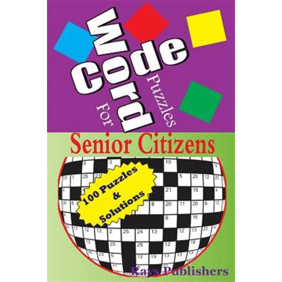 Code Word Puzzles for senior citizens (Paperback) by Rays Publishers