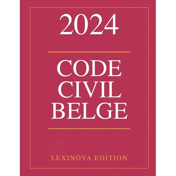 Code civil belge 2024 (Paperback)