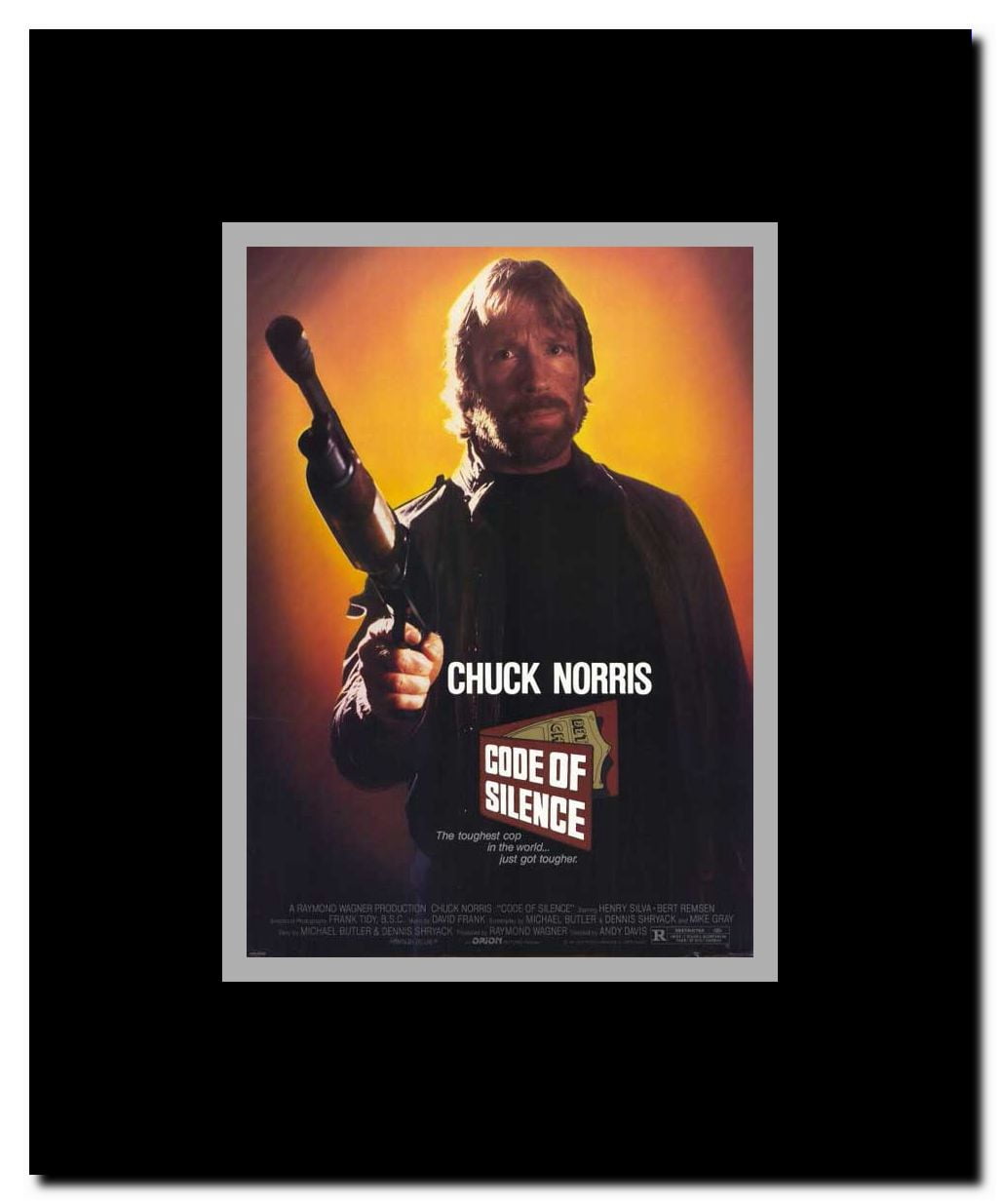 Code of Silence Framed Movie Poster