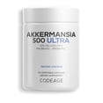 thumbnail image 1 of Codeage Akkermansia muciniphila Probiotic Ultra - High-Potency 500M AFUs Akkermansia Probiotic Supplement - Enhanced Daily Probiotic & Prebiotic, Chicory Inulin - 3-Month Supply - 90 Capsules, 1 of 15