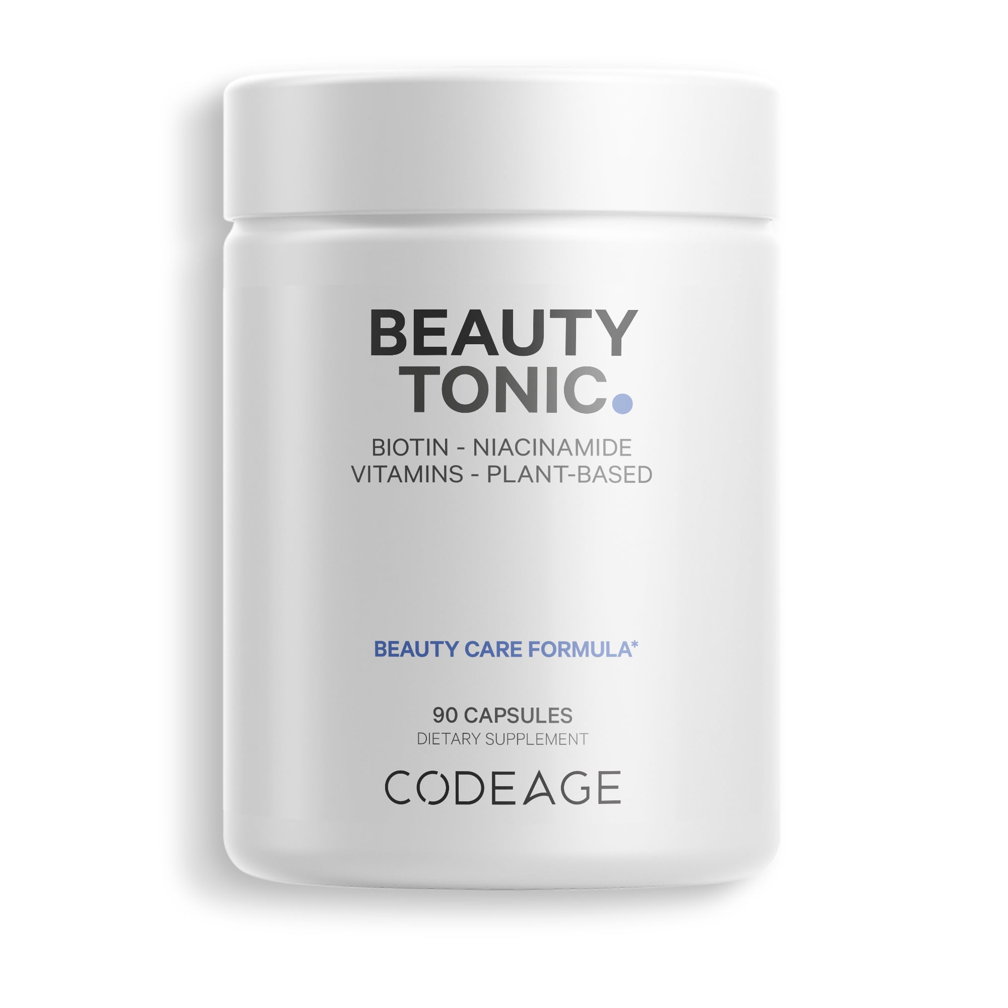 Codeage Beauty Tonic, 1500mcg of Biotin per Serving, Astaxanthin, Vegan