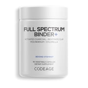 Codeage Binder +, Charcoal, Bentonite Clay, Minerals, Fulvic & Humic Acids, Molybdenum, Carbon Forms, 90 ct